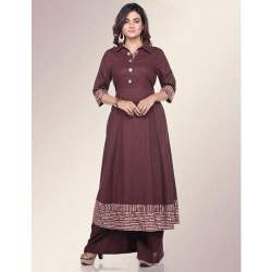 Rayon Kurtis With Palazzo Pant