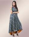 Sleeveless Rayon Printed Kurtis thumb 1
