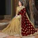 bridal net saree