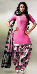 Silk patiyala suit