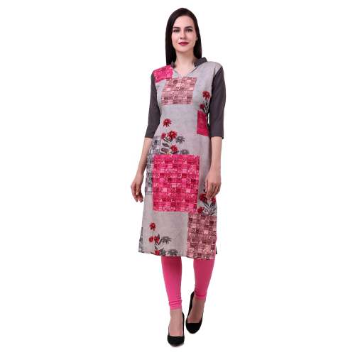 women crepe kurti 16