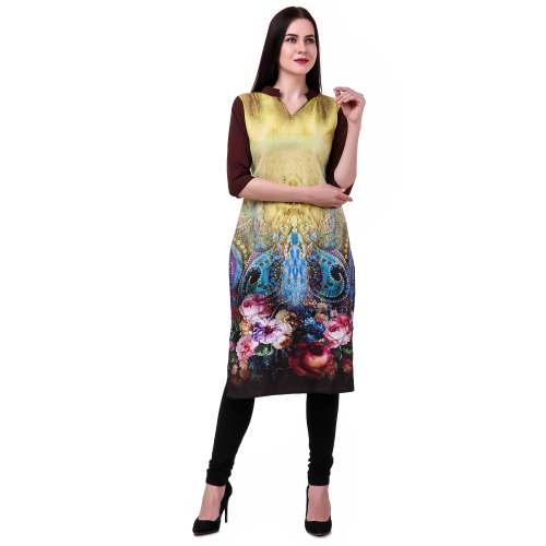 women crepe kurti 19 by Shree B K Fashion