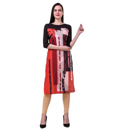 women crepe kurti 20 by Shree B K Fashion