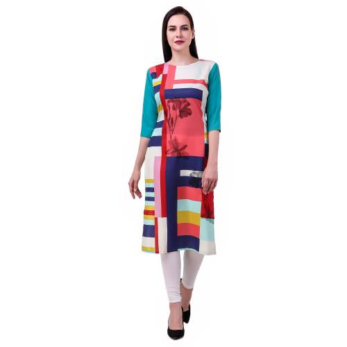 women crepe kurti 23 by Shree B K Fashion