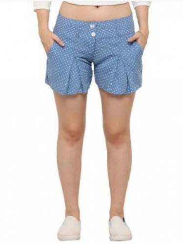 Regular Wear Cotton Girls Short  by Krypthm Tradelink L L P