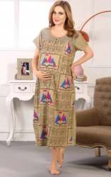 Short Cotton Pregnancy Nighty 