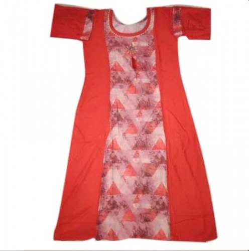 Cotton Printed Feeding Kurti by Falak Creation