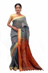 Designer Linen Saree