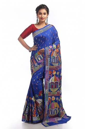 Exclusive kantha Stitch Saree For Daily Wear by Banglarsare Handloom Udyog