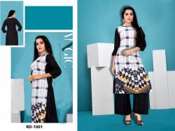 Reyon kurti Digital print 3
