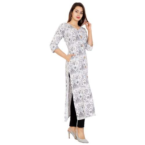 Designer Rayon Kurti by Rahul Prints