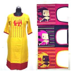 Rayon Plain Kurti