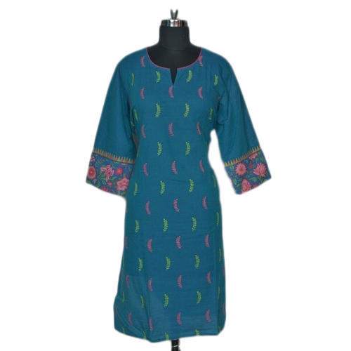 Fancy Printed Handloom Kurta  by Avorons collection