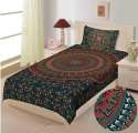 	MULTI COLOURS Jaipur cotton Single bed sheet  thumb 5
