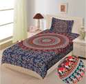 	MULTI COLOURS Jaipur cotton Single bed sheet  thumb 6