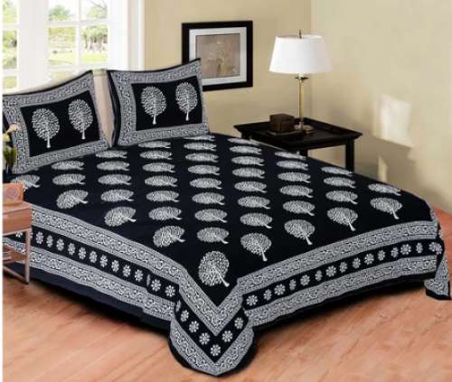 Safal Udyog King Cotton Printed Double Bedsheets  by Safal Udyog