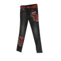 floral print jeans