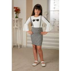 kids checks jumpsuit