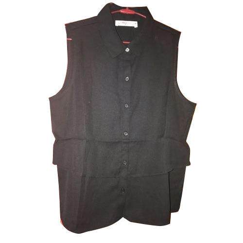 Ladies Black Sleeveless Top