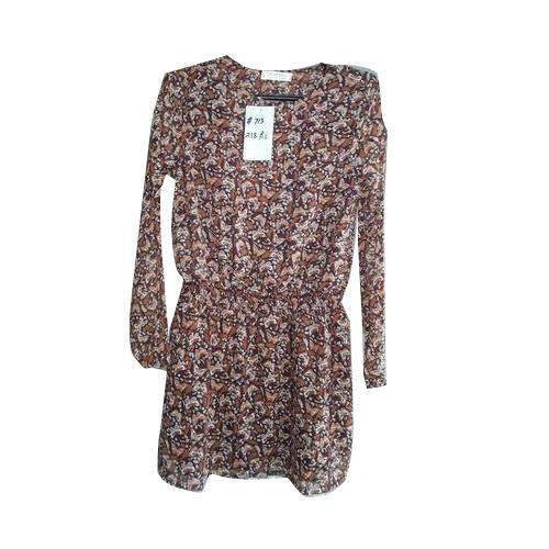 Ladies Printed Casual Short Dress