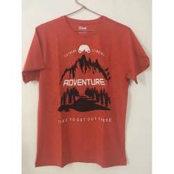 Men Printed Round Neck T-Shirt