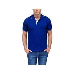Mens Plain Polo Neck T-Shirt