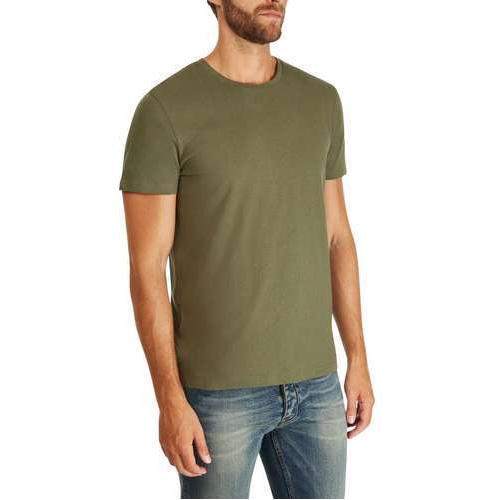 Mens Plain Round Neck T-Shirt