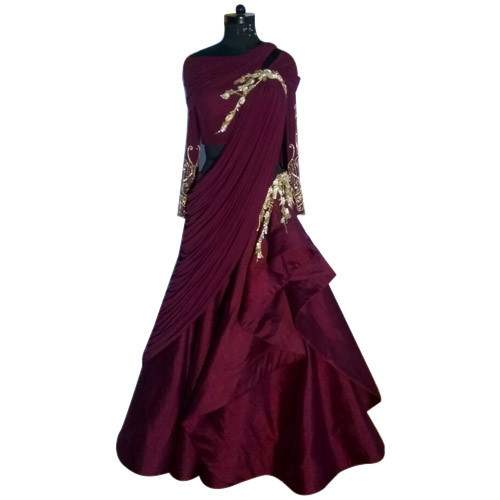 Designer Silk Gown