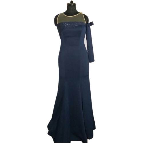 Ladies Blue Party Gowns by Peerless Rage