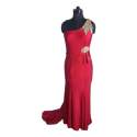 ladies-red-gown