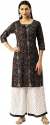 Buy BLACK KITE Brand Rayon Kurti Palazzo Set  thumb 1