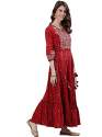 Get Printed Anarkali Kurti At Wholesale Price thumb 3