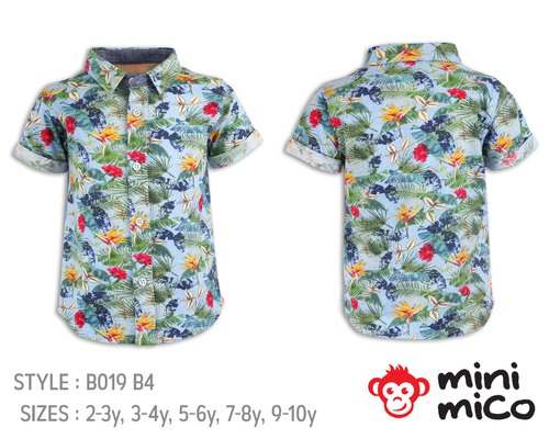 knitted jersey printed shirt
