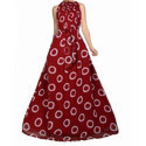 printed   gown