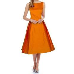 Silk Plain One Piece Dress