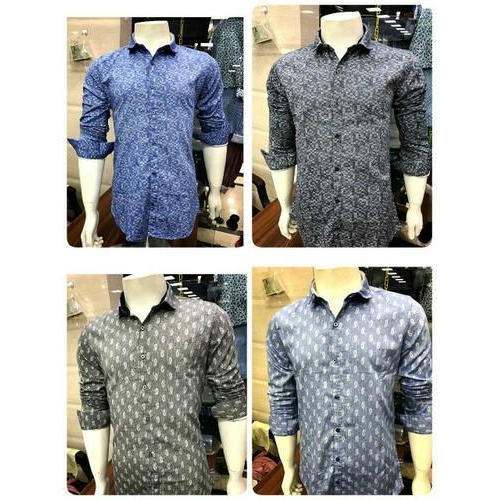 Cotton Printed Shirt for Men