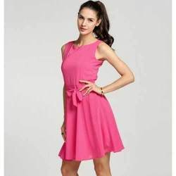 Fancy Pink Western Dress