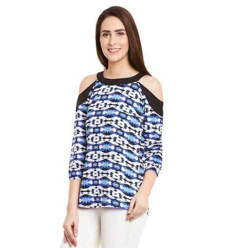 Off Shoulder Printed Top