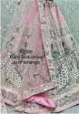 Baby Pink Georgette Peacock Pattern Lehenga Choli thumb 2
