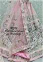 Baby Pink Georgette Peacock Pattern Lehenga Choli thumb 3