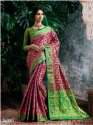 Multi color  Rich Look Patola Wedding Wear Silk 
