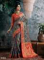 Multi color  Rich Look Patola Wedding Wear Silk  thumb 1