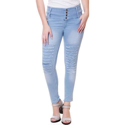 Button Healing Jeans