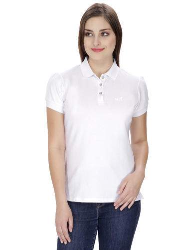 Ladies Polo Neck T-Shirt