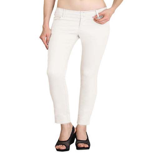 Ladies White Formal Pants