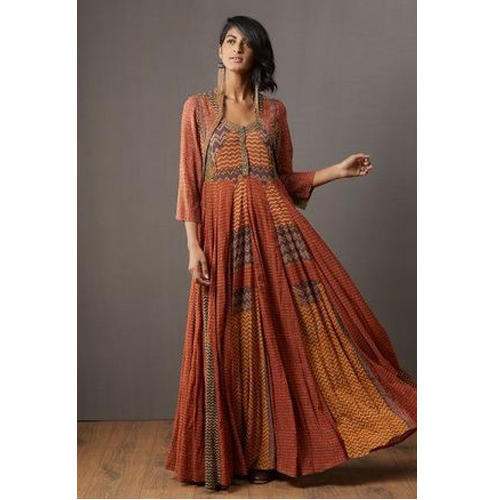 Stylish Long Party wear Gown  by Nature Vintage