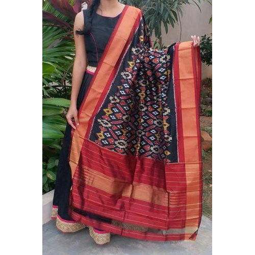 stylish designer silk dupatta  by Bhagyalaxmi Saree House