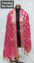 Designer Chanderi Jacquard Dupatta. thumb 1