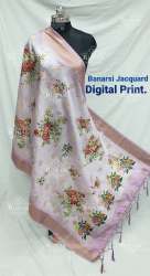Designer Printed Banarasi Digital Dupatta.