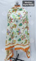 New Trendy musline printed dupatta